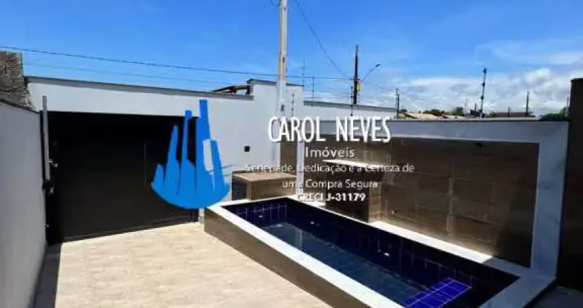 CASA NOVA 2 DORMITÓRIOS 1 SUÍTE LADO PRAIA FINANCIAMENTO BANCÁRIO ITANHAÉM