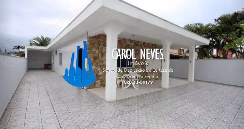 Casa 3 dormitórios lado praia financiamento bancário grandesp itanhaém