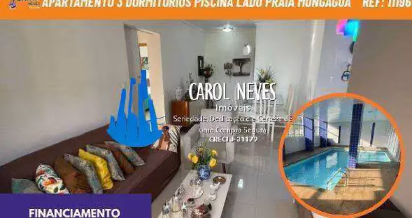 Apartamento 3 dormitorios 1 suite financiamento bancario centro mongagua