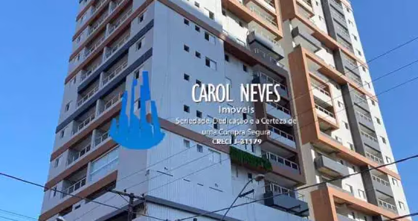 Apartamento 2 dormitórios suíte lado praia à vista guilhermina praia grande