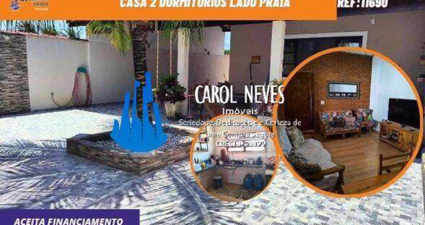 CASA 3 DORMITORIOS LADO PRAIA FINANCIAMENTO BANCARIO ITANHAEM