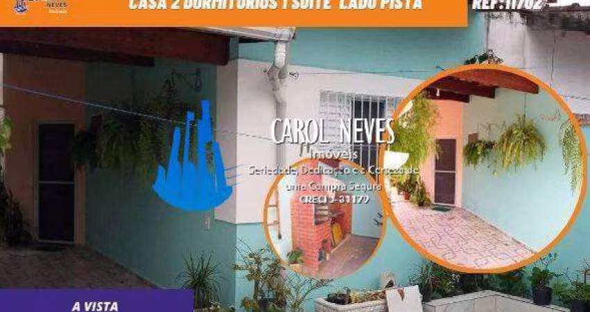 CASA 2 DORMITORIOS 1 SUITE A VISTA LADO PISTA ITANHAEM