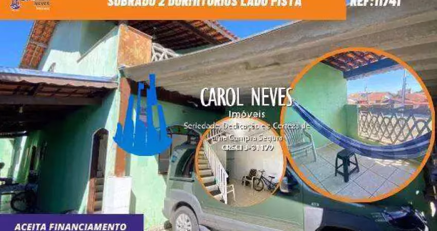 SOBRADO 2 DORMITORIOS LADO PISTA FINANCIAMENTO BANCÁRIO MONGAGUÁ