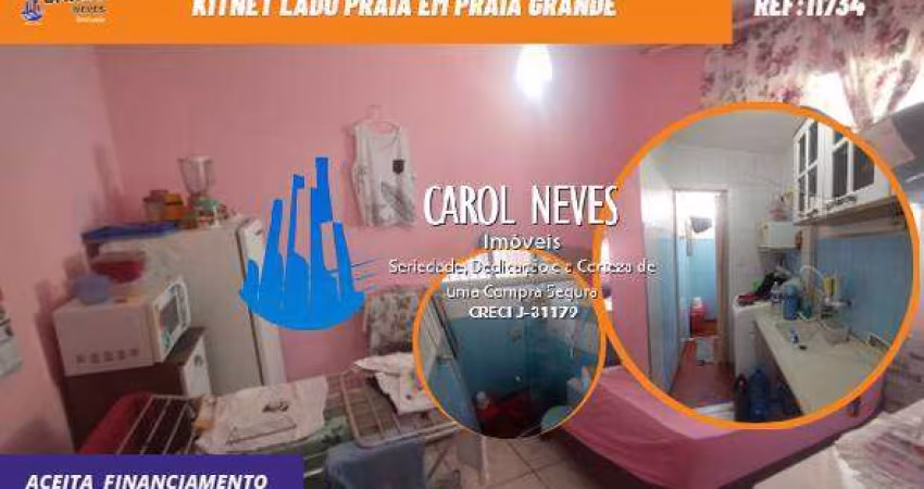 KITNET 1 DORMITORIO LADO PRAIA FINANCIAMENTO BANCARIO PRAIA GRANDE