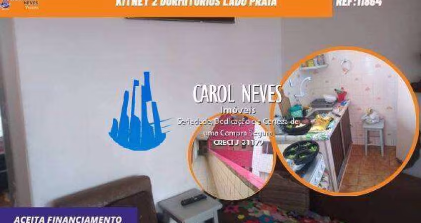 KITNET 2 DORMITORIOS LADO PRAIA FINANCIAMENTO BANCARIO PRAIA GRANDE