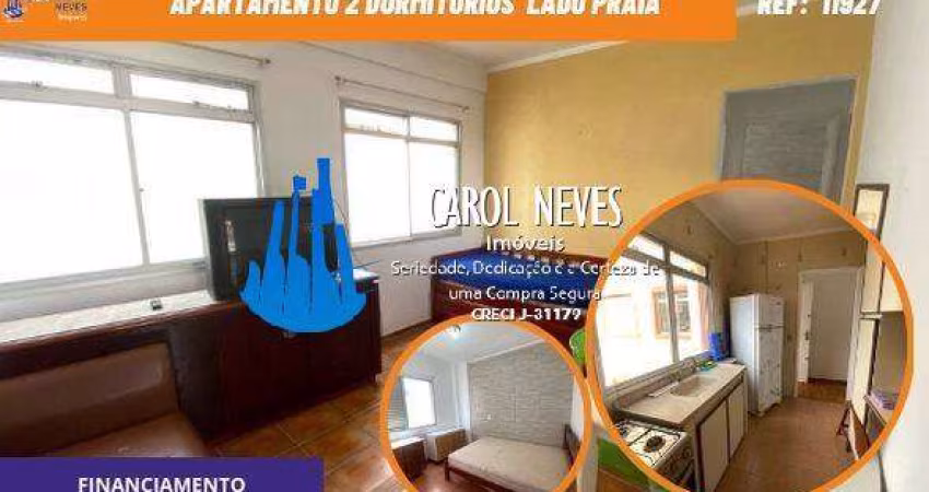 APARTAMENTO 2 DORMITORIO FINANCIAMENTO LADO PRAIA MONGAGUA