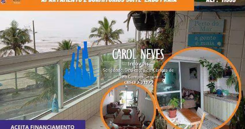 APARTAMENTO 2 DORMITORIOS PISCINA LADO PRAIA FINANCIAMENTO MONGAGUA