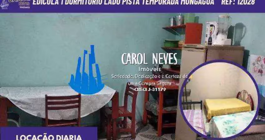 Edicula 1 dormitorio lado pista locacao temporada florida mirim mongagua