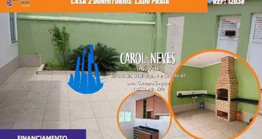 Casa 2 dormitorios suite lado praia fianciamento mongagua