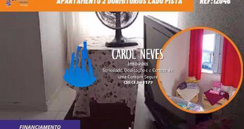 APARTAMENTO 2 DORMITORIOS LADO PISTA FINANCIAMENTO BANCARIO ITANHAEM