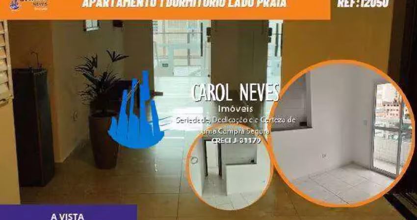 Apartamento 1 dormitorio lado praia a vista praia grande