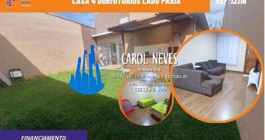 CASA 4 DORMITORIOS LADO PRAIA FINANCIAMENTO BANCARIO ITANHAEM
