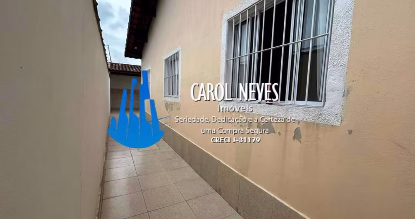 CASA GEMINADA 2 DORMITORIOS CHURRAQUEIRA LADO PISTA FINANCIAMENTO MONGAGUA