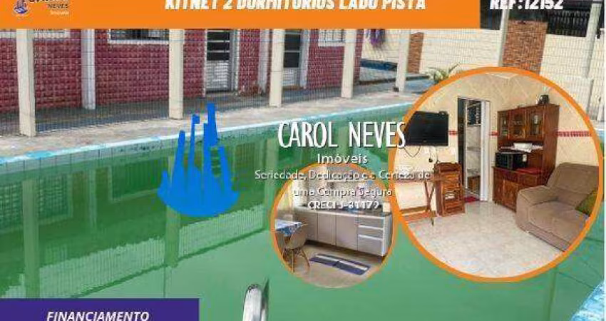 KITNET 2 DORMITORIOS PISCINA LADO PISTA FINANCIAMENTO ITANHAEM