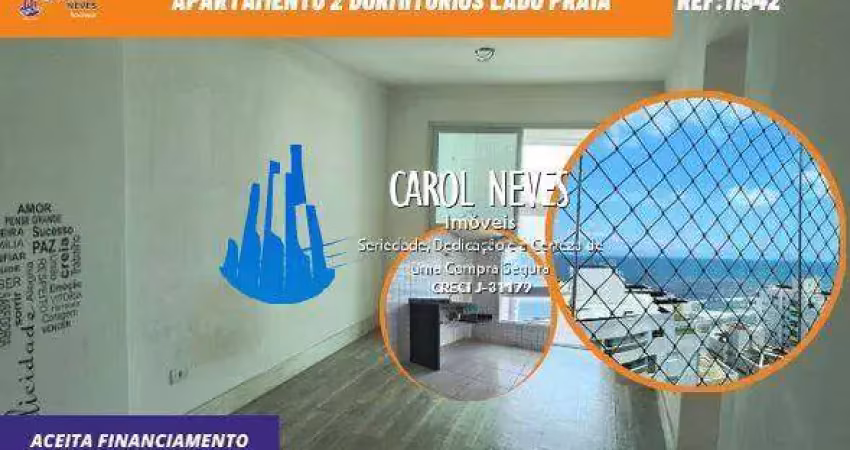 APARTAMENTO 2 DORMITORIOS LADO PRAIA FINANCIAMENTO BANCARIO MONGAGUA