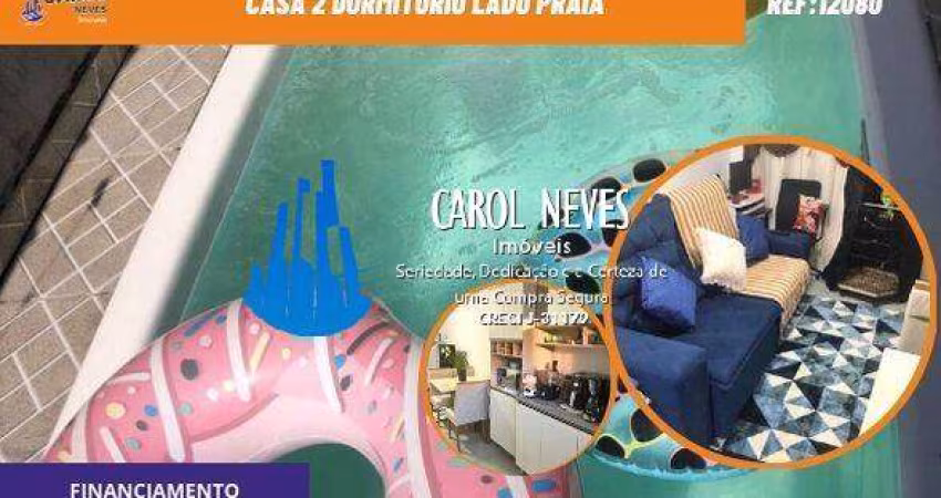 CASA 2 DORMITORIOS PISCINA LADO PRAIA FINANCIAMENTO ITANHAEM
