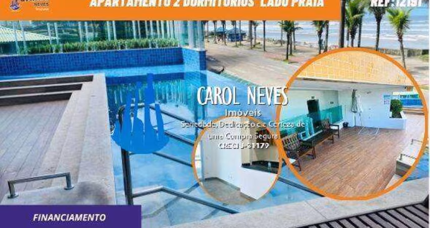 APARTAMENTO 2 DORMITORIOS SUITE LADO PRAIA FINANCIAMENTO MONGAGUA