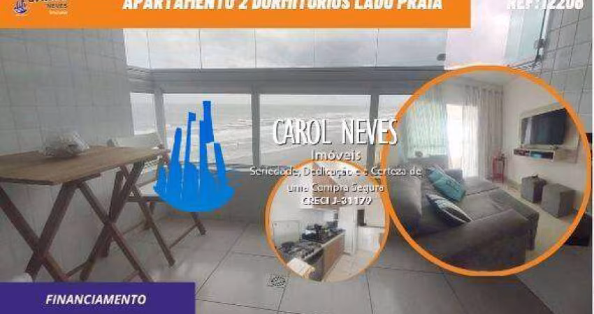 APARTAMENTO 2 DORMITORIOS LADO PRAIA FINANCIAMENTO MONGAGUA