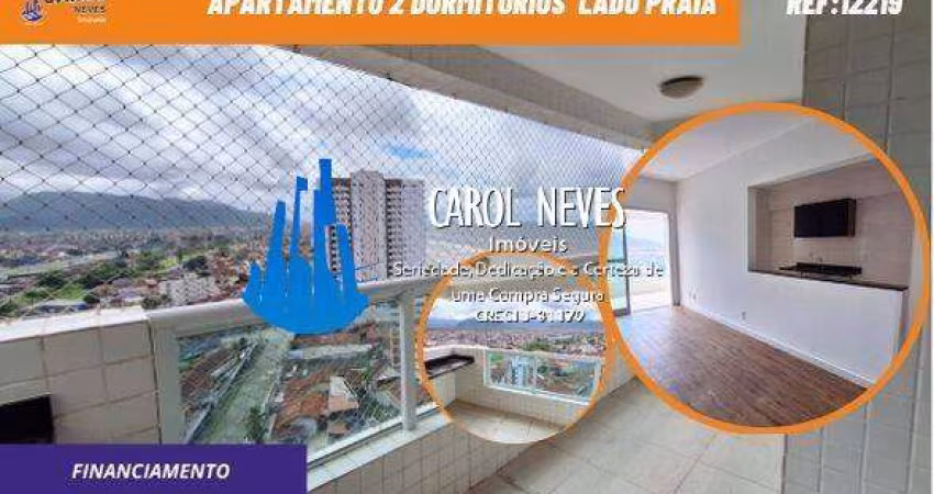 APARATAMENTO 2 DORMITORIOS SUITE LADO PRAIA FINANCIAMENTO MONGAGUA