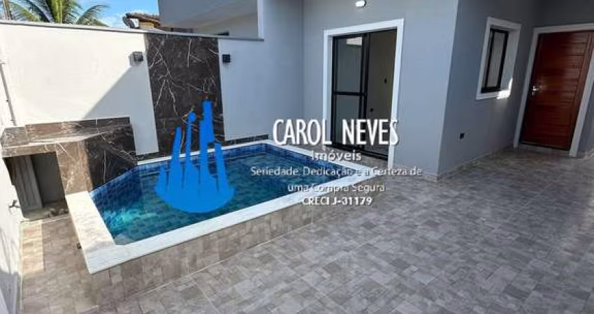 CASA  2 DORMITORIOS PISCINA LADO PISTA FINANCIAMENTO BANCARIO MONGAGUA