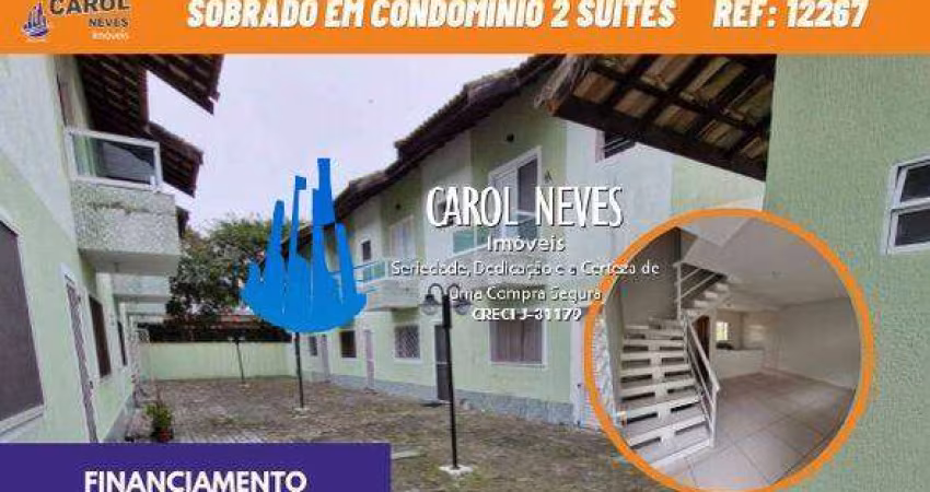 SOBRADO EM CONDOMINIO 2 SUITES FINANCIAMENTO BANCARIO ITANHAEM
