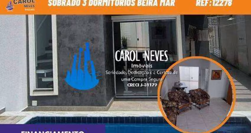 SOBRADO 3 DORMITORIOS BEIRA MAR FINANCIAMENTO BANCARIO ITANHAEM