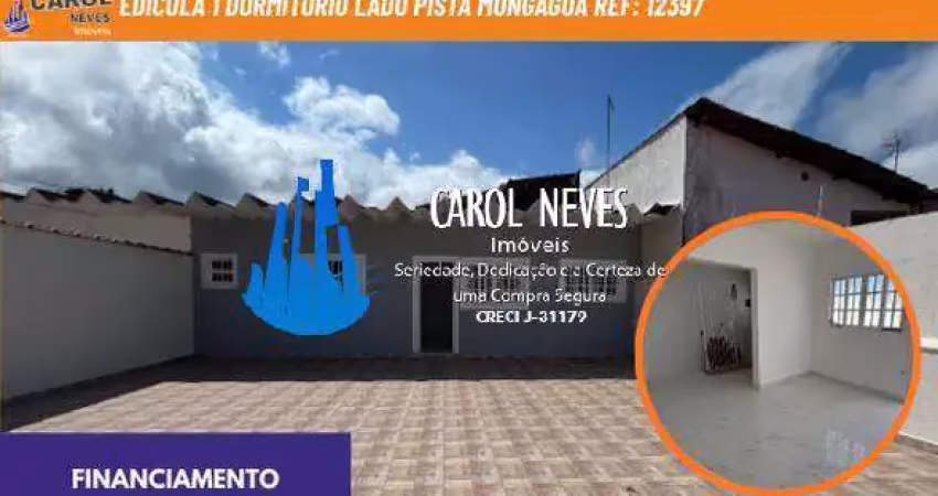 Edicula 1 dormitorio lado pista financiamento mongagua