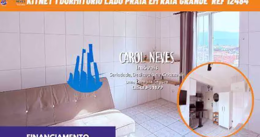 Kitnet 1 dormitorio lado praia financiamento bancario praia grande