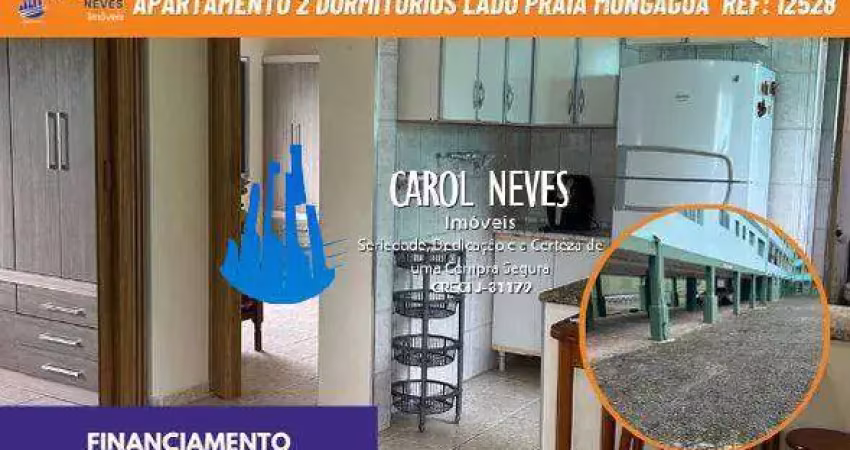 Apartamento 2 dormitorios lado praia financiamento mongagua