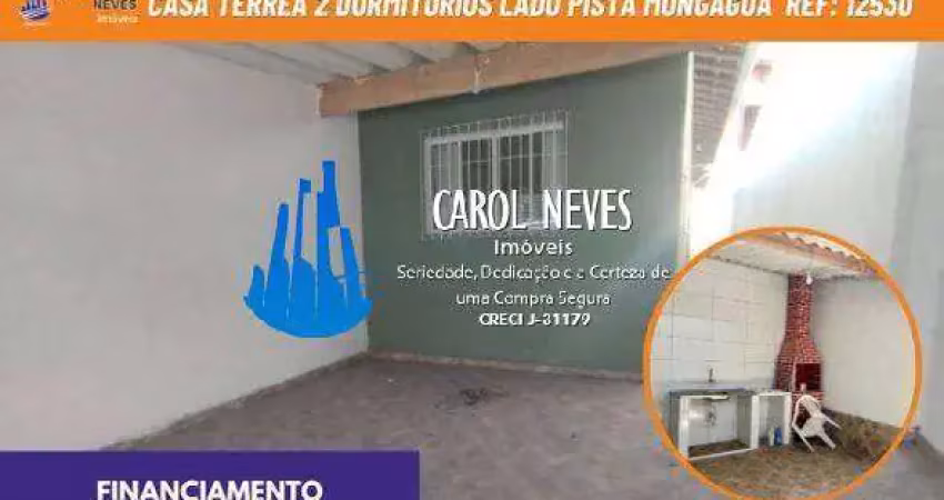 Casa 2 dormitorios 1 suite churrasqueira lado pista financiamento mongagua