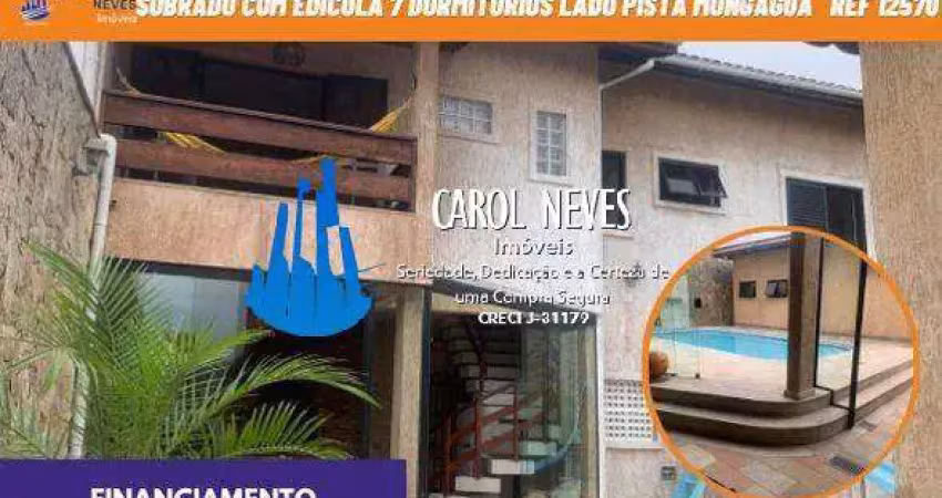Casa 7 dormitorios 2 suite piscina lado praia financiamento mongagua
