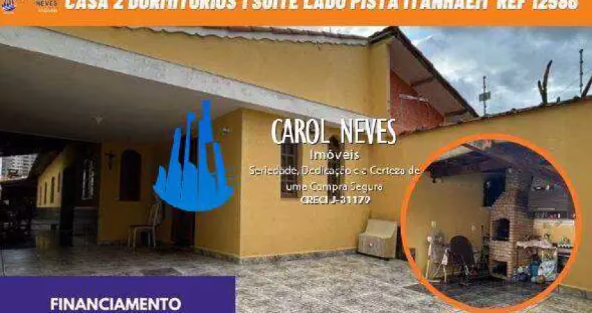 Casa 3 dormitorios 1 suite lado praia financiamento mongagua
