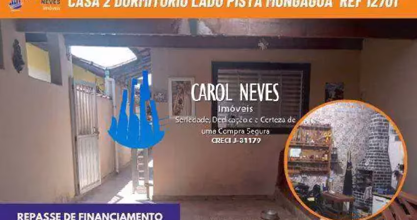 Casa 2 dormitórios lado pista repasse de financiamento mongaguá