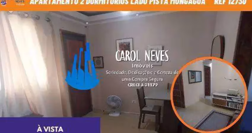 Apartamento 2 dormitorios lado pista a vista mongagua