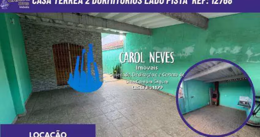 Casa terrea locacao 2 dormitorios lado pista mongagua