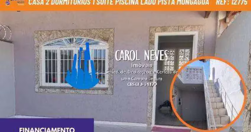 Casa 2 dormitorios 1 suite lado praia financiamento praia grande