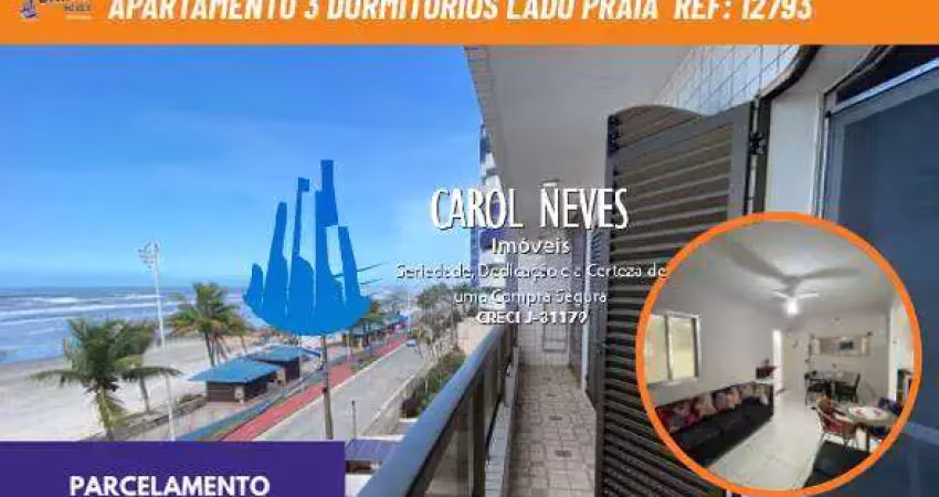 Apartamento 3 dormitorios 1 suite lado praia a vista mongagua