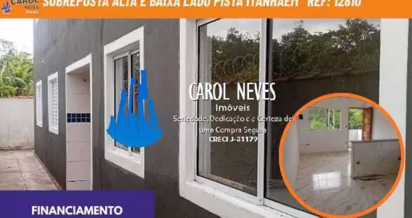 Sobreposta condominio fechado 2 dormitorios lado pista financiamento