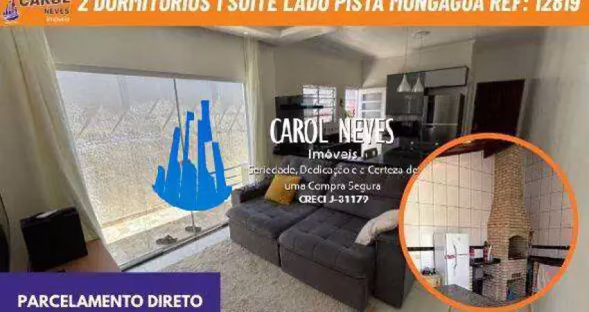 2 dormitorios 1 suite lado pista parcelamento direto mongagua