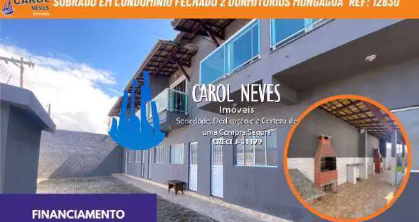 Sobrado em condominio fechado 2 dormitorios financiamento mongagua