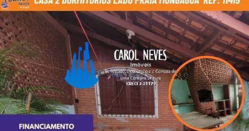 Casa 2 dormitorios lado praia financiamento vila oceanopolis mongagua