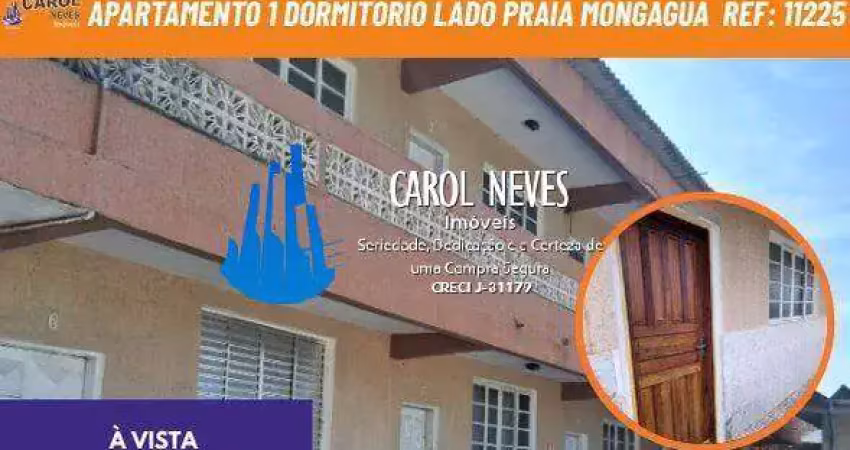 Apartamento 1 dormitorio lado praia á vista mongagua