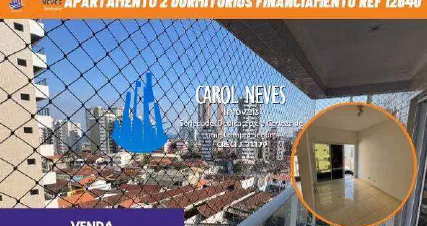 Apartamento 2 dormitorios lado praia  financiamento praia grande