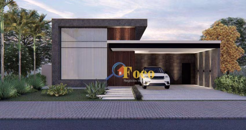 Casa com 3 dormitórios à venda, 240 m² por R$ 1.900.000,00 - Condomínio Reserva Santa Rosa - Itatiba/SP