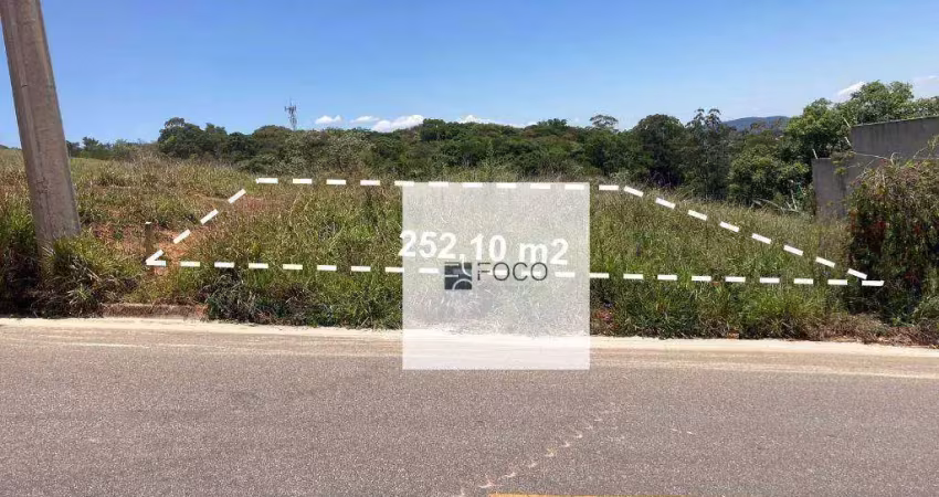 Terreno à venda, 252 m² por r$ 162.000 - jardim panorama - itatiba/sp