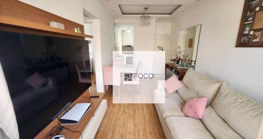 Apartamento com 2 dormitórios à venda, 56 m² por R$ 300.000,00 - Bairro da Ponte - Itatiba/SP