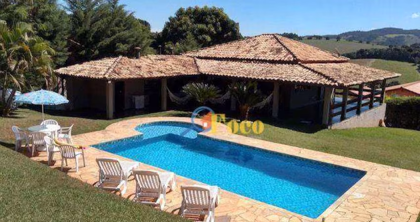Chácara com 2 dormitórios à venda, 1200 m² por R$ 850.000,00 - Portal São Marcelo - Bragança Paulista/SP