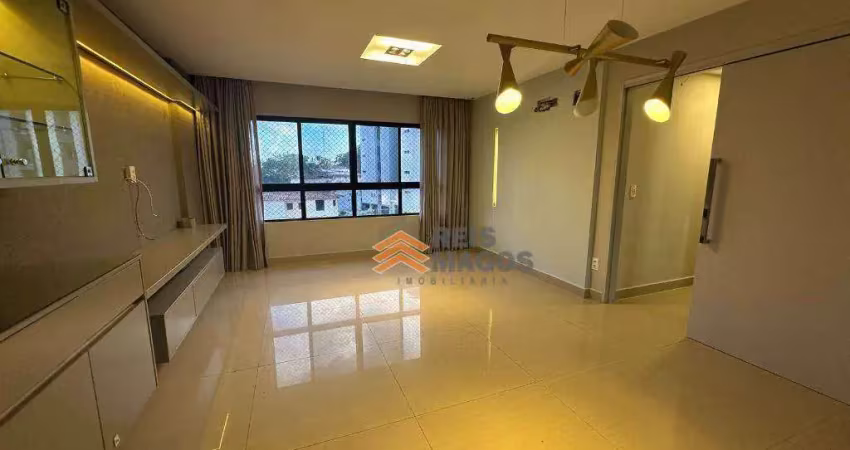 Apartamento com 3 dormitórios sendo 1 suíte e 2 semissuítes à venda, 100 m² por R$ 595.000 - Barro Vermelho - Natal/RN