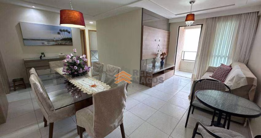 Apartamento com 3 dormitórios à venda, 76 m² por R$ 620.000 - Capim Macio - Natal/RN