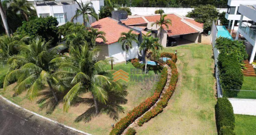 Casa no green village com 4 suítes masters à venda, 427 m² por r$ 2.950.000 - candelária - natal/rn